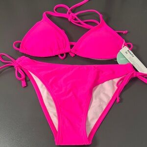 Neon Pink Bikini Set